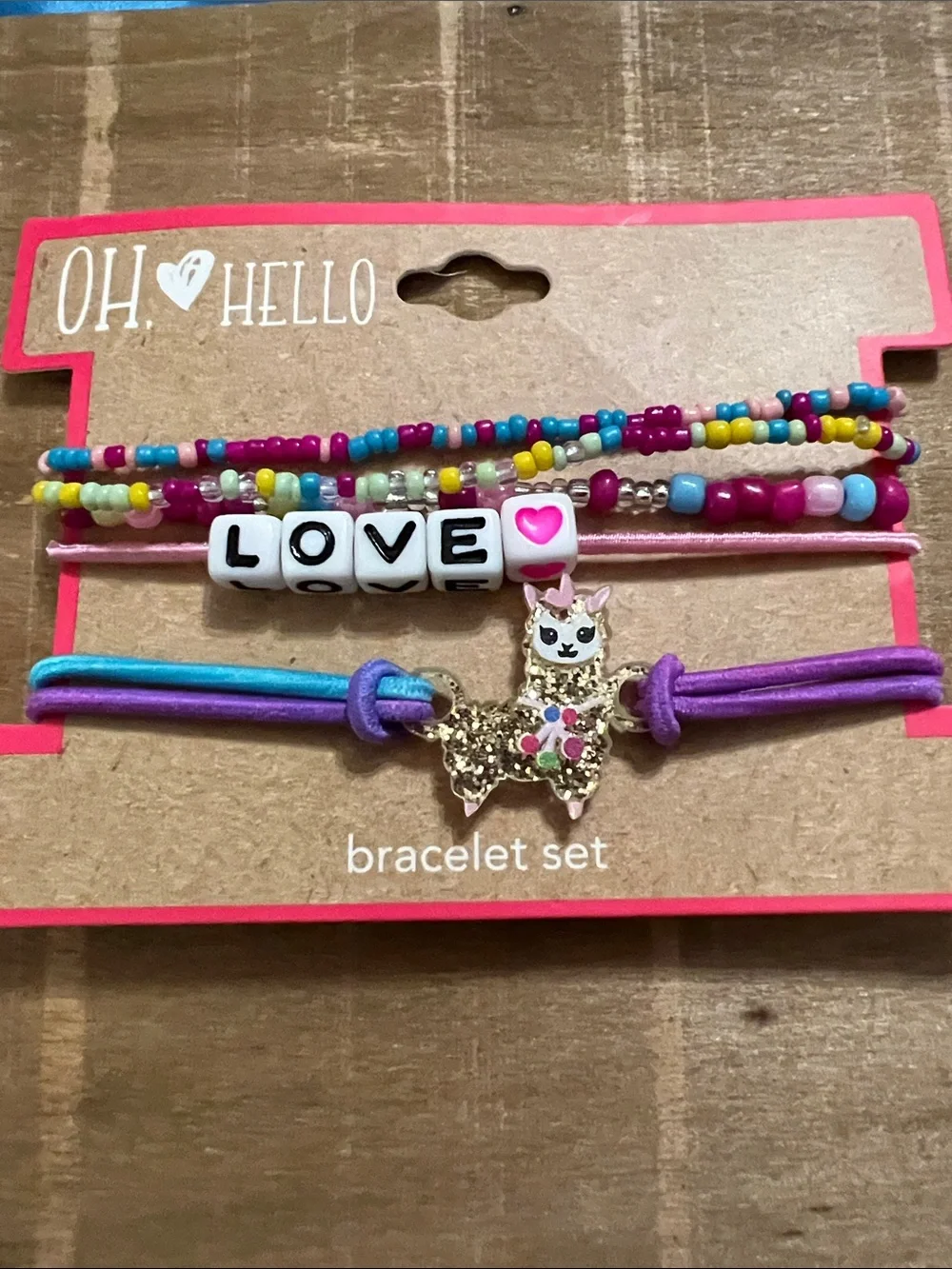OH. Hello multicolor bracelet