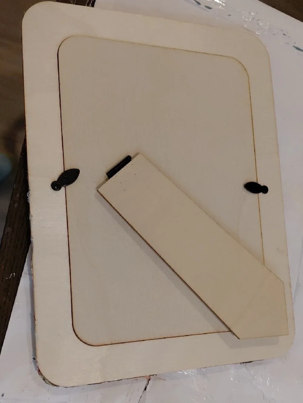 Floral Decorative Picture Frame - Cream & Pink - Unbranded