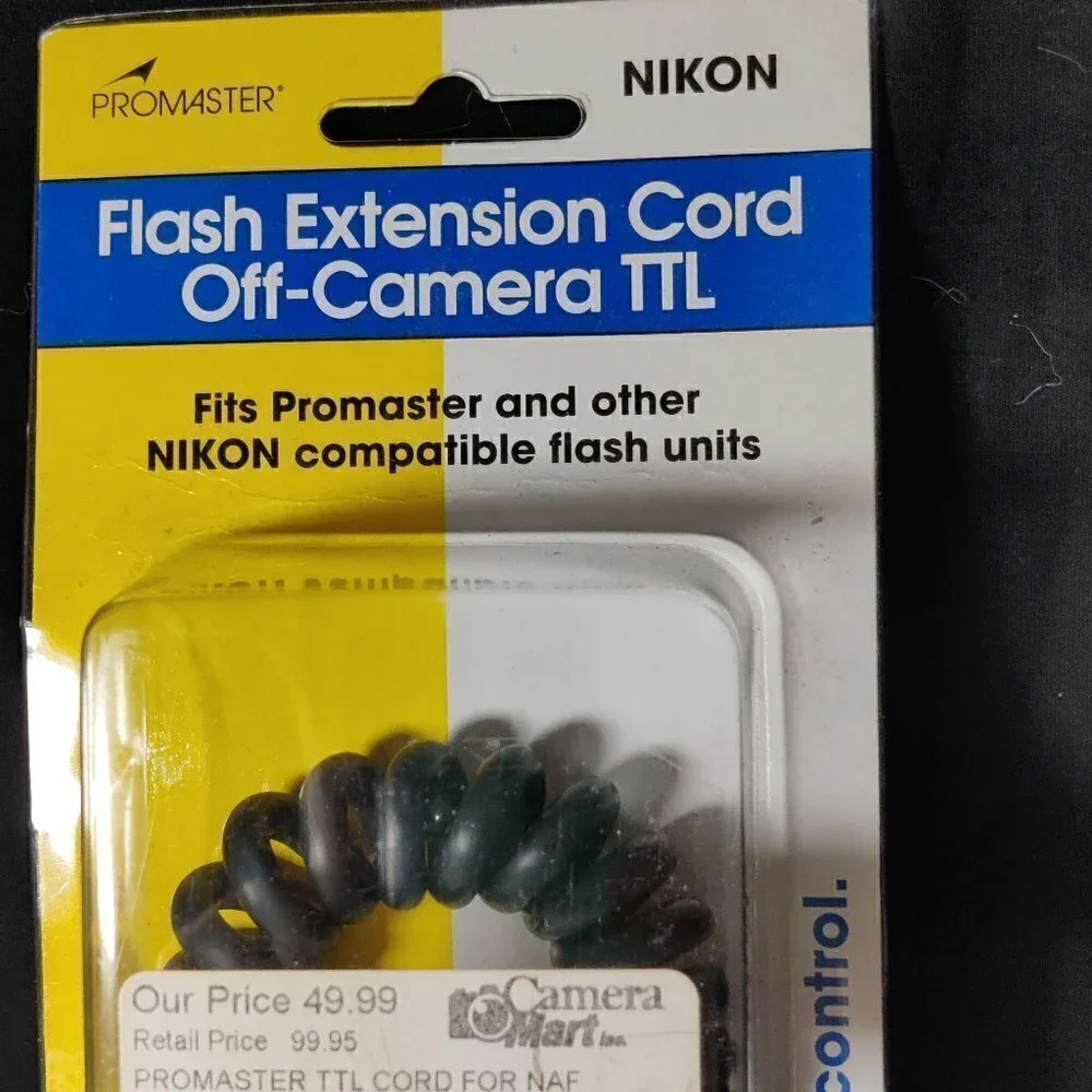 Promaster Nikon Flash Extension Cord Off-Camera TTL