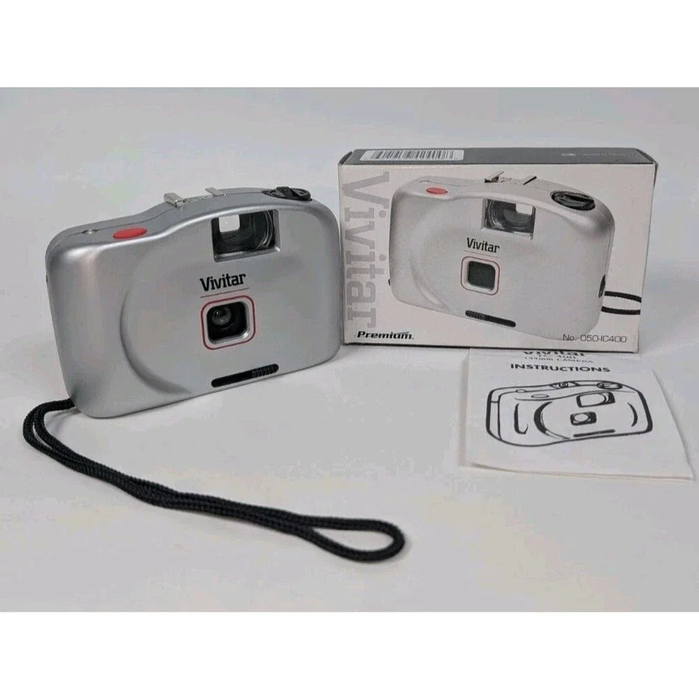 Vivitar Premium 35mm Point & Shoot Film Camera NOS Open Box Never Used
