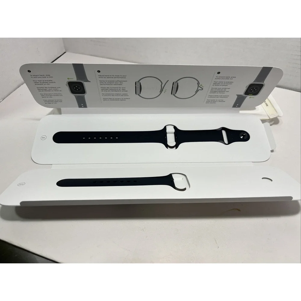 Apple Watch [44mm] Black Sport Band ONLY New In Box Not Sealed