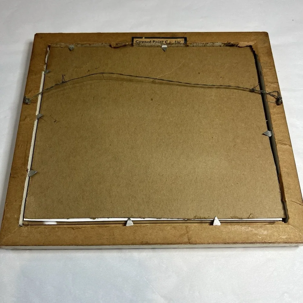 Vtg Ornate Gold Cream Photo Picture Frame Cottagecore MCM Granny Chic 7x6 Custom