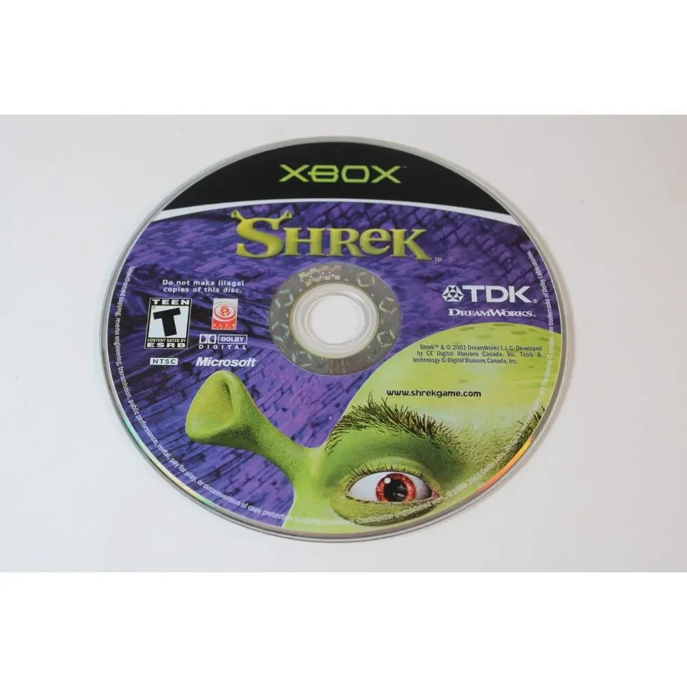 Shrek (Microsoft Xbox) Authentic, game disc only, Tested/works