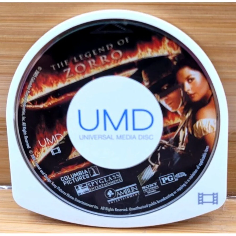 The legend of zorro‎ Starring Antonio Banderas UMD Video for PSP MOVIE