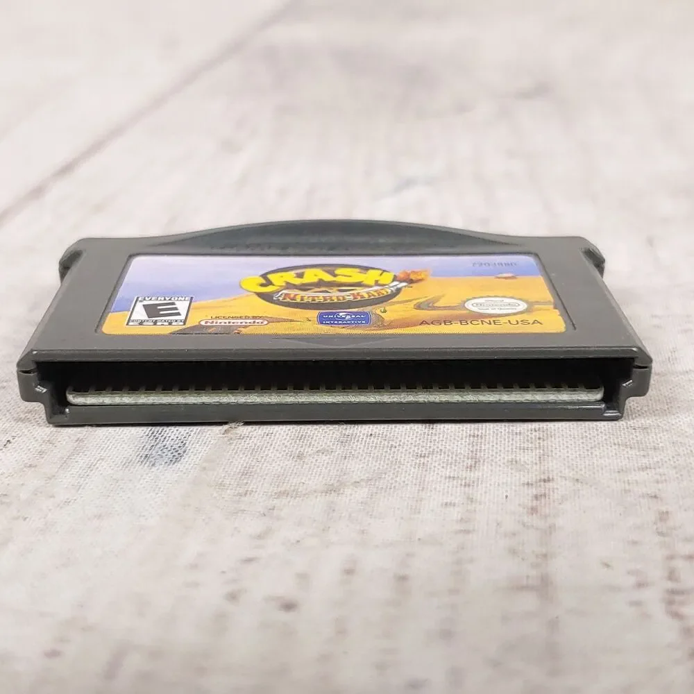 Crash Nitro Kart Nintendo Game Boy Advance Game Cartridge AGB-BCNE-USA TESTED
