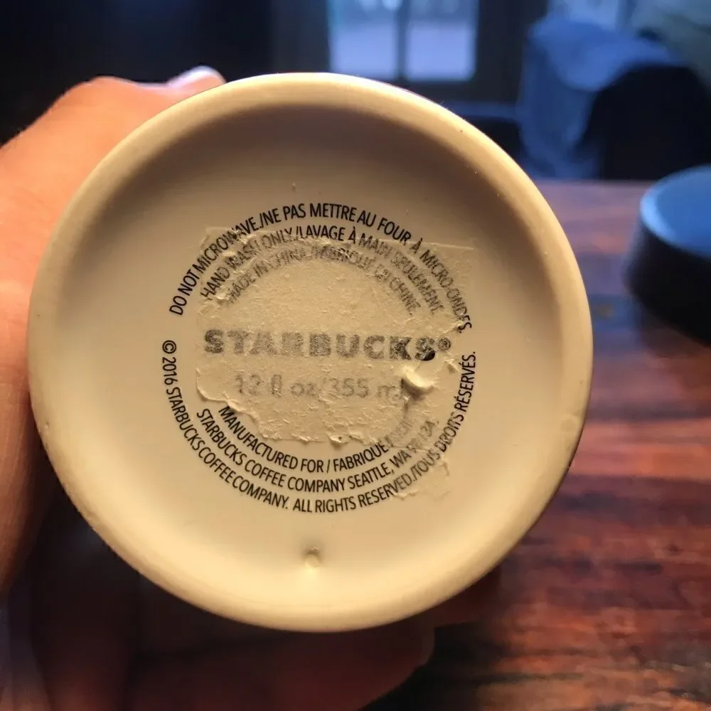 Starbucks travel ceramic