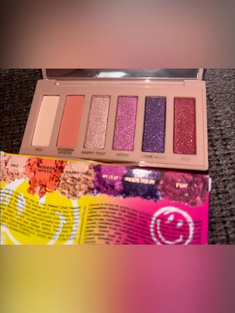 Urban Decay vibrant eyeshadow