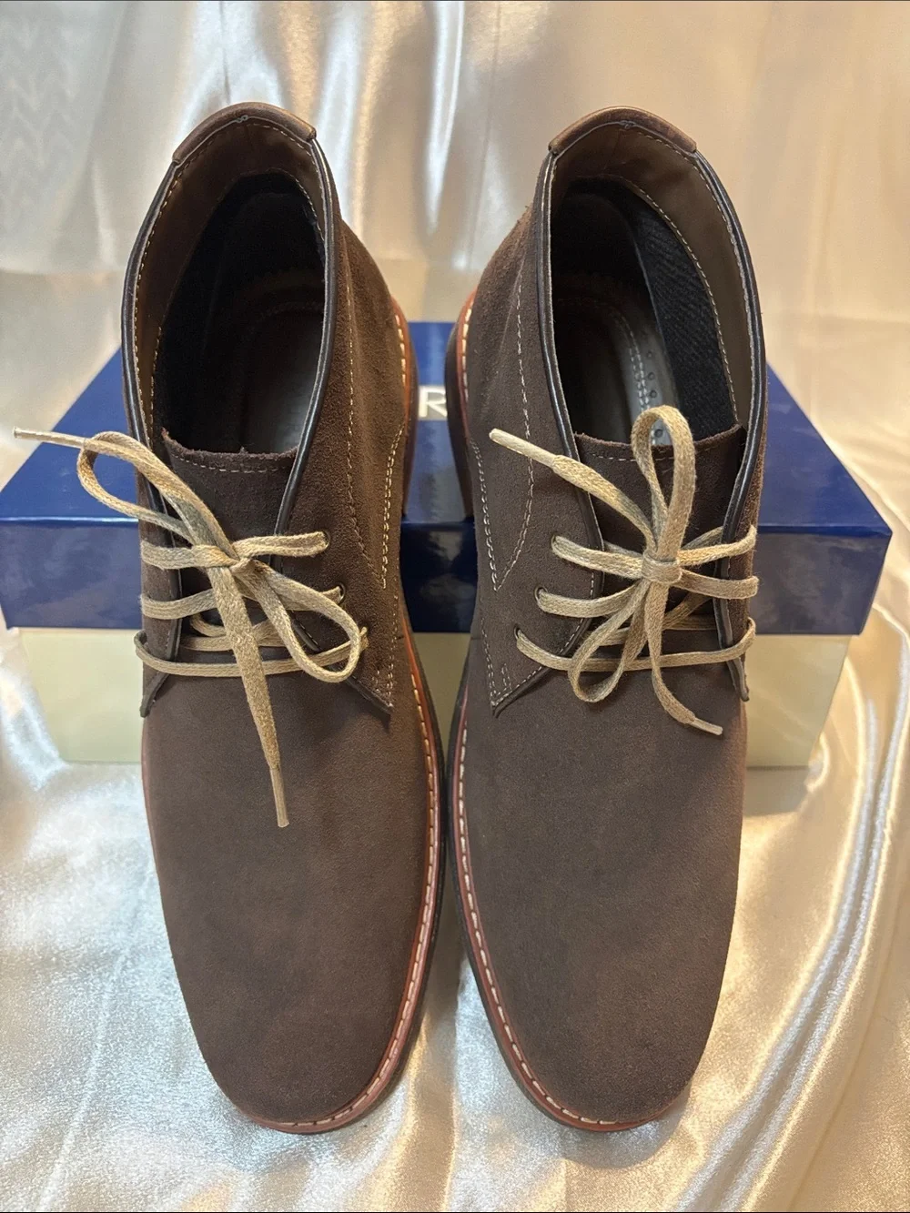 Men's Brown Suede Chukka Boots - J. Murphy by Johnston & Murphy