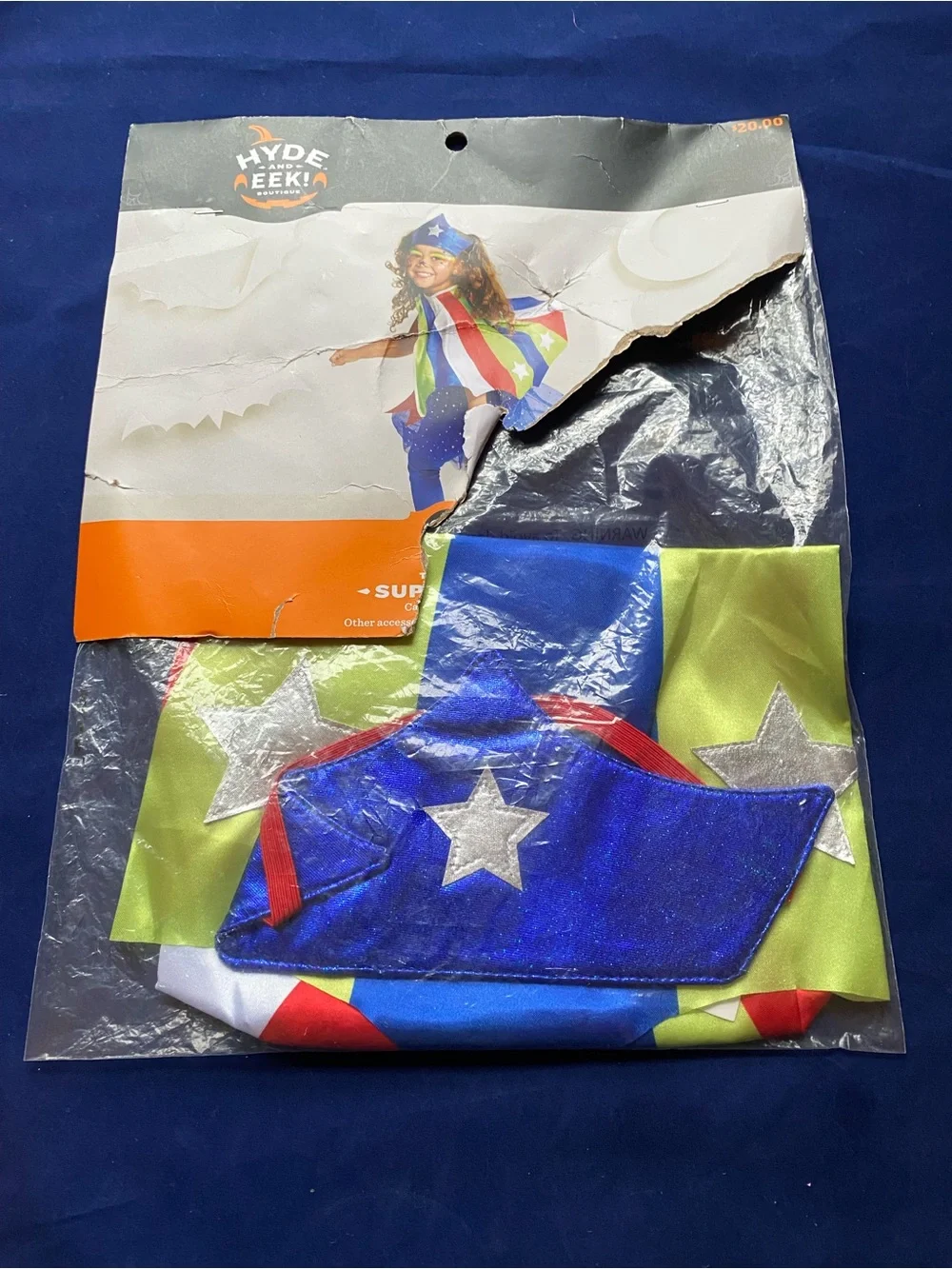 New Halloween Hyde & Eek! Toddler Superhero Cape & Headpiece