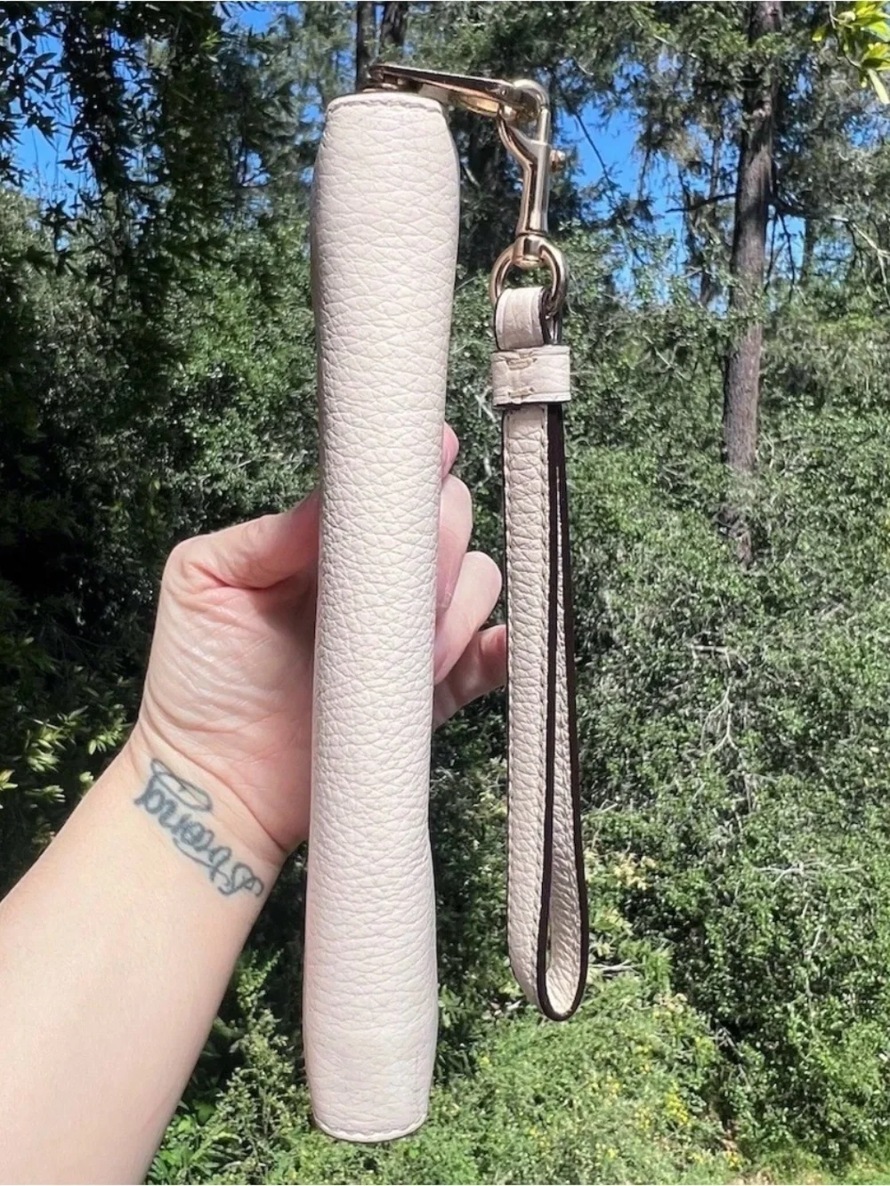 Coach accordion zip