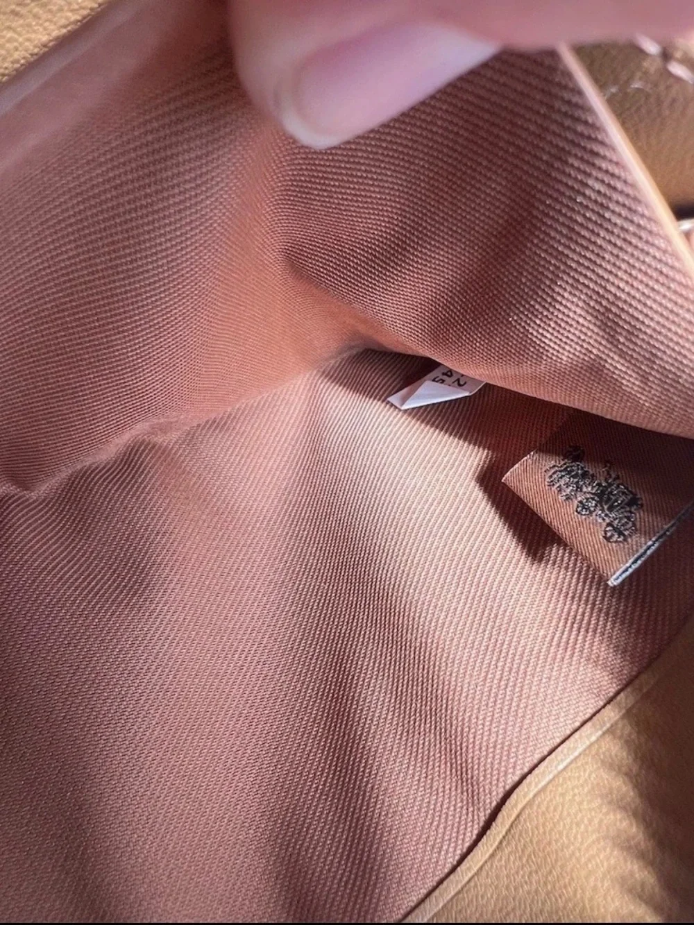 Coach accordion zip