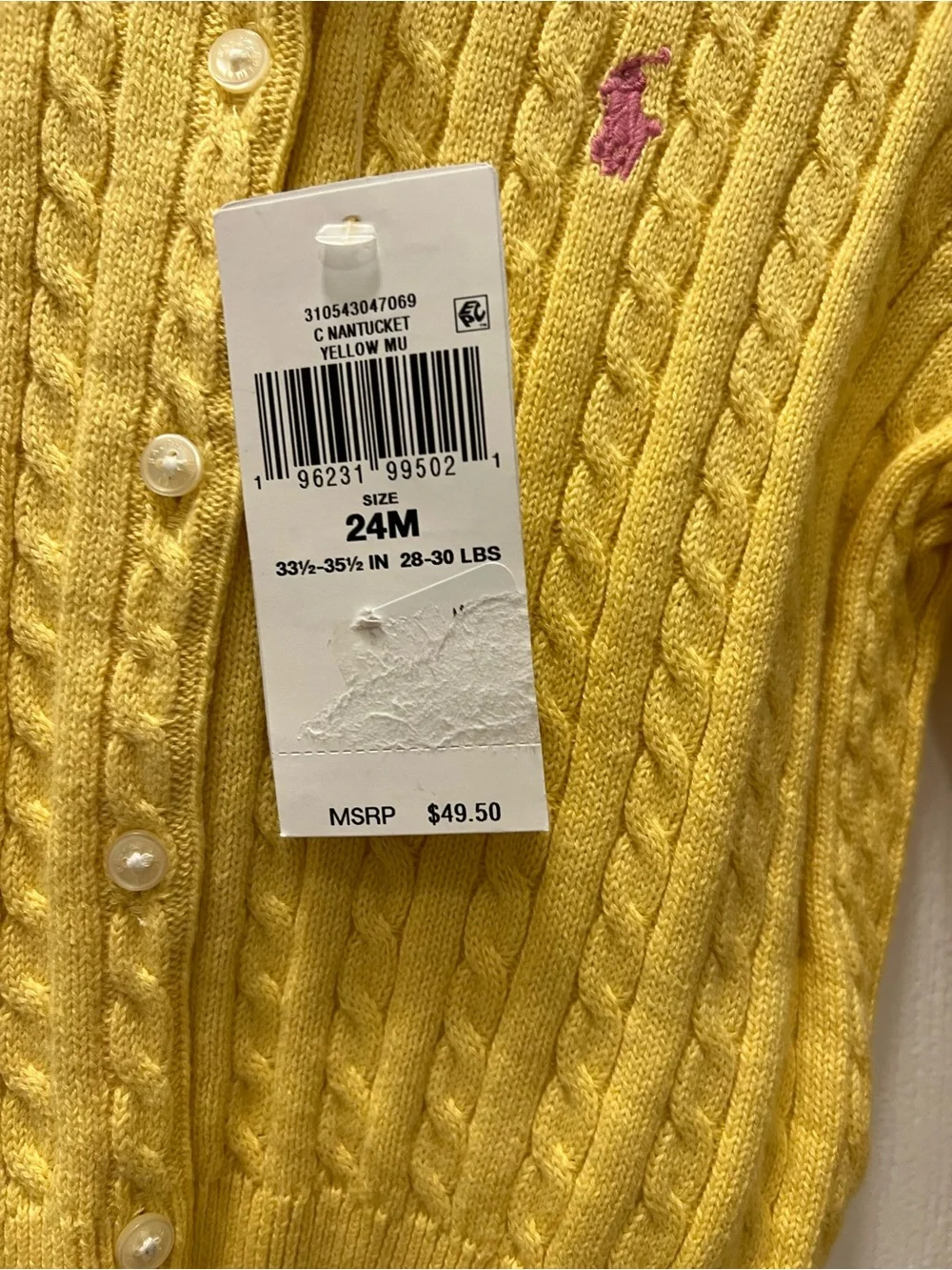 Ralph Lauren soft cable