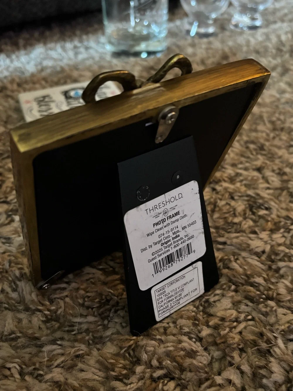 Gold Bow Picture Frame