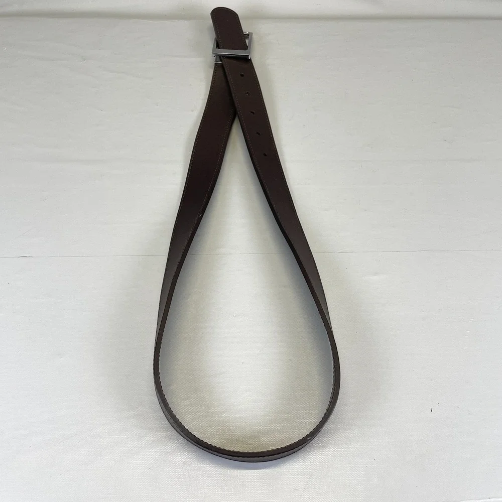 Nike Golf Leather Belt Mens Brown Size S Dress Buckle