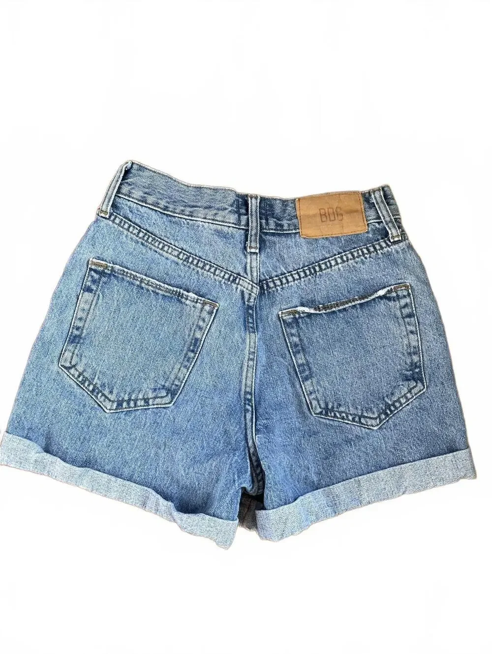 BDG Mom Jean Denim Short Size 25 Medium Wash Casual Beach Festival Summer