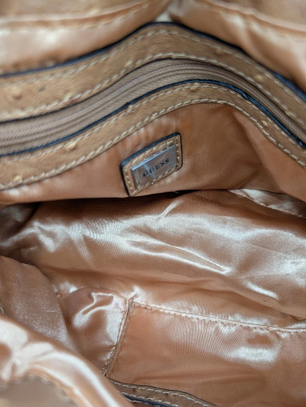 Guess panels leather integrated