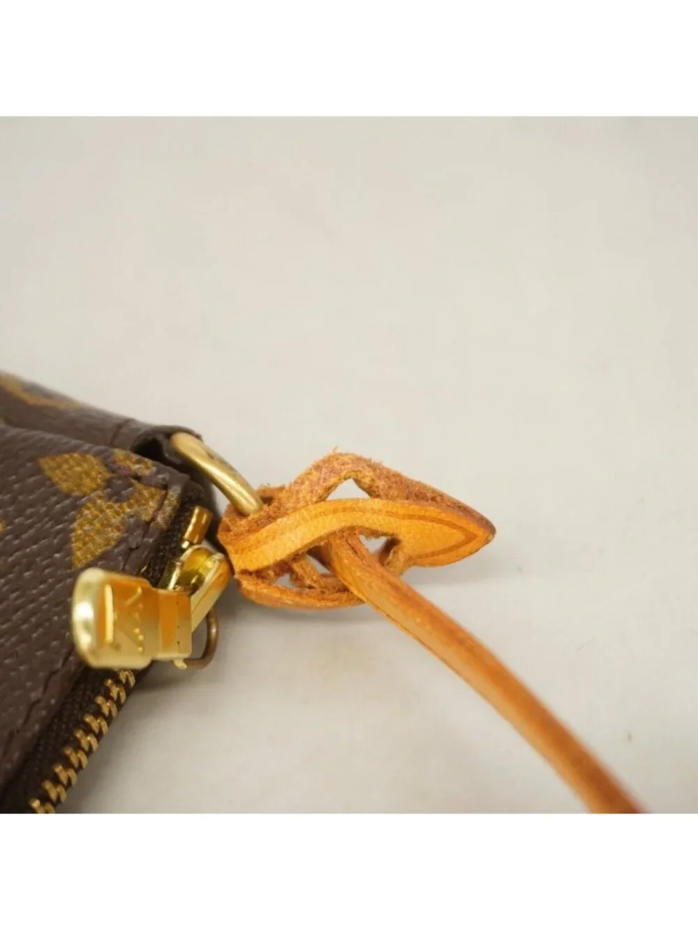 Louis Vuitton Pouch Monogram Pochette Soir Brown