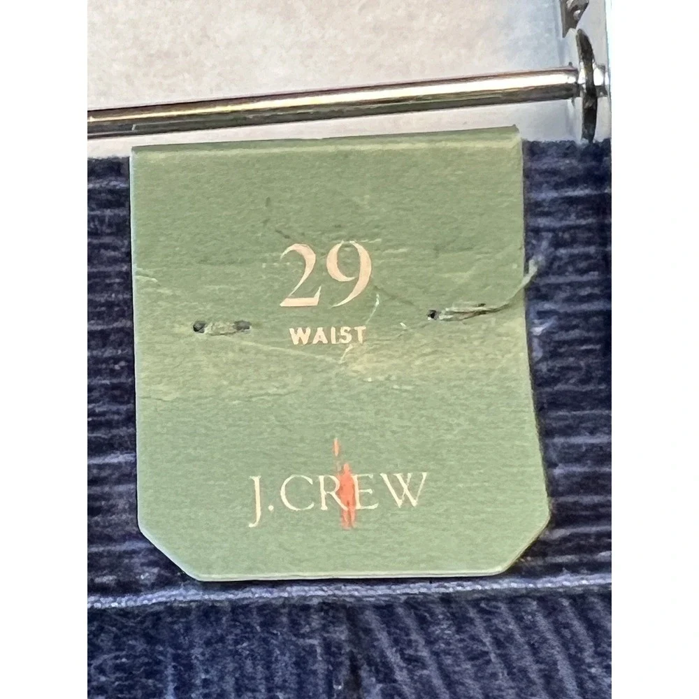 J. Crew Relaxed-fit Pleated Corduroy Trouser w Retro Skier‎ Embroidery Size 29