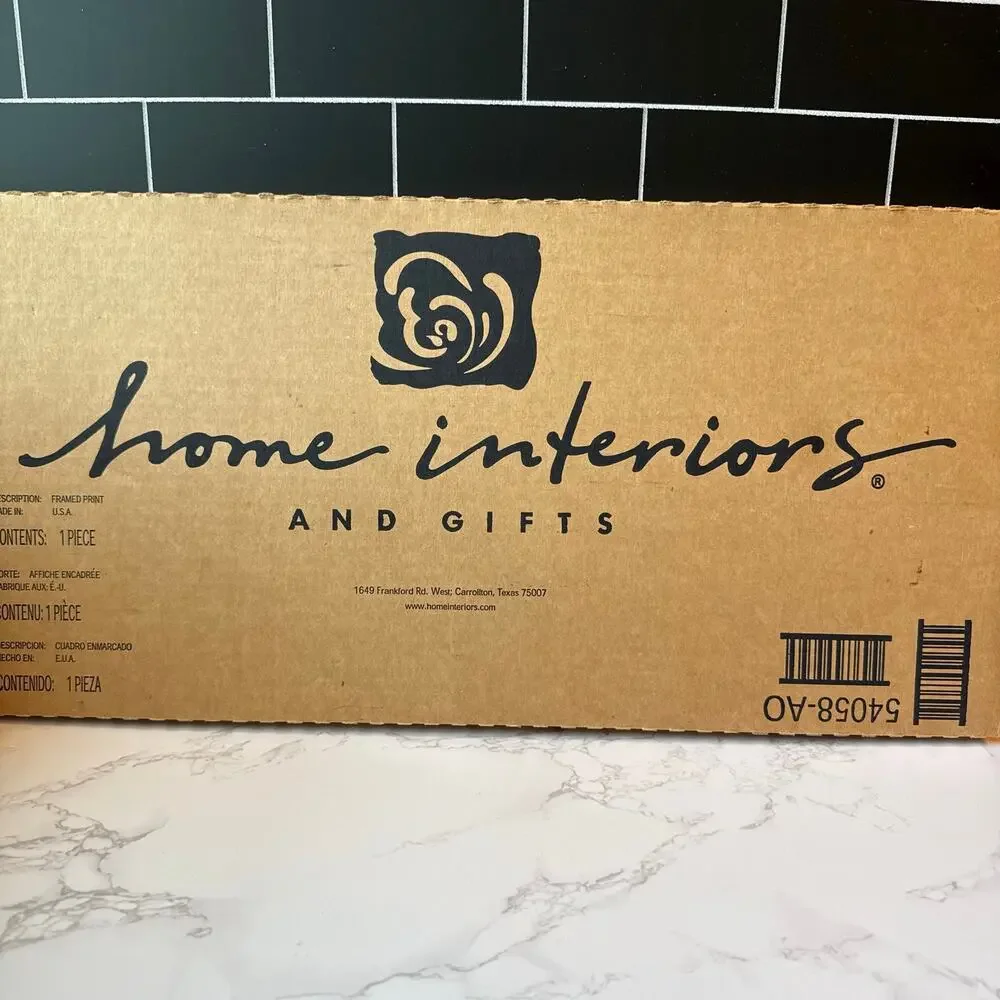 Home Interiors grandmacore framed includes