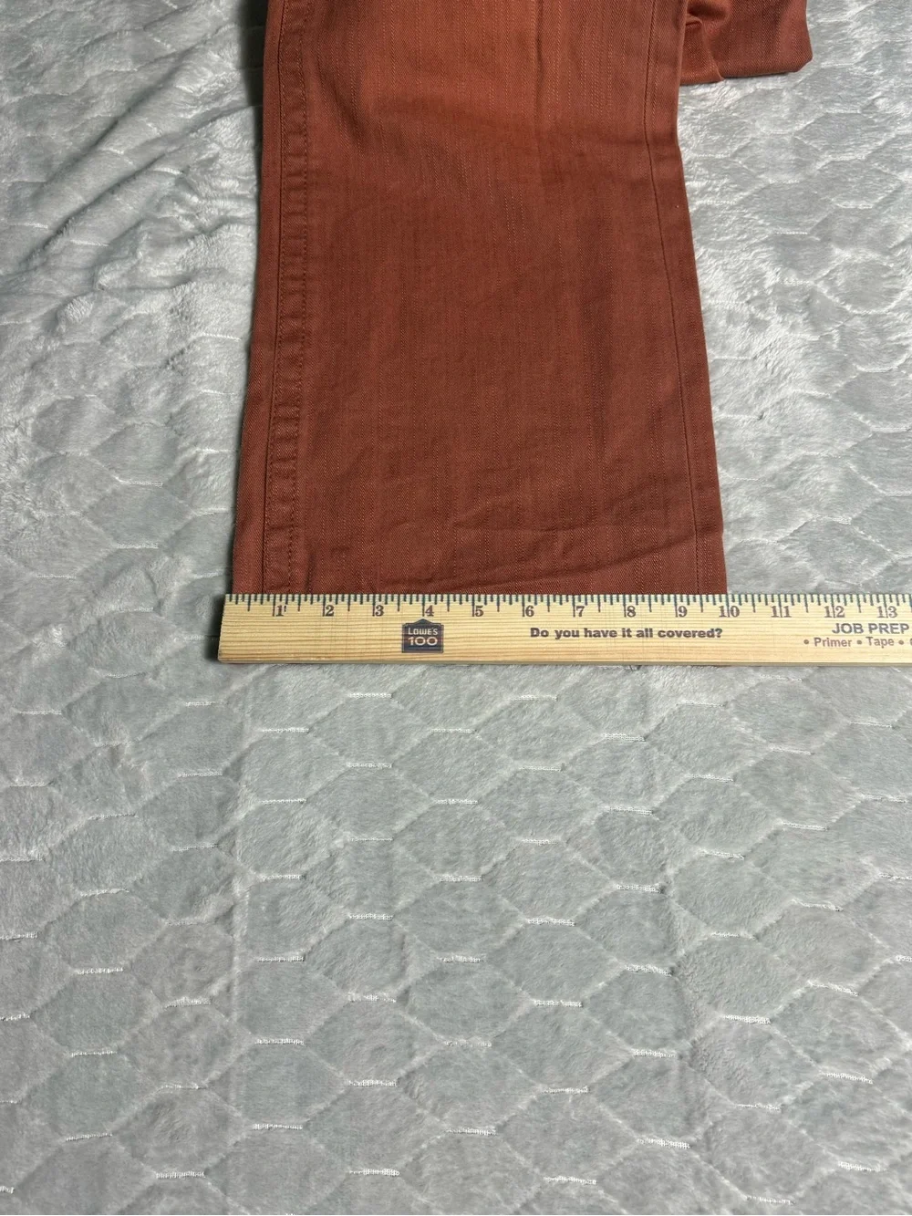 True Religion USA Ricky Distressed Jeans 38x32 Rust Wide Leg Y2K Skater Grunge