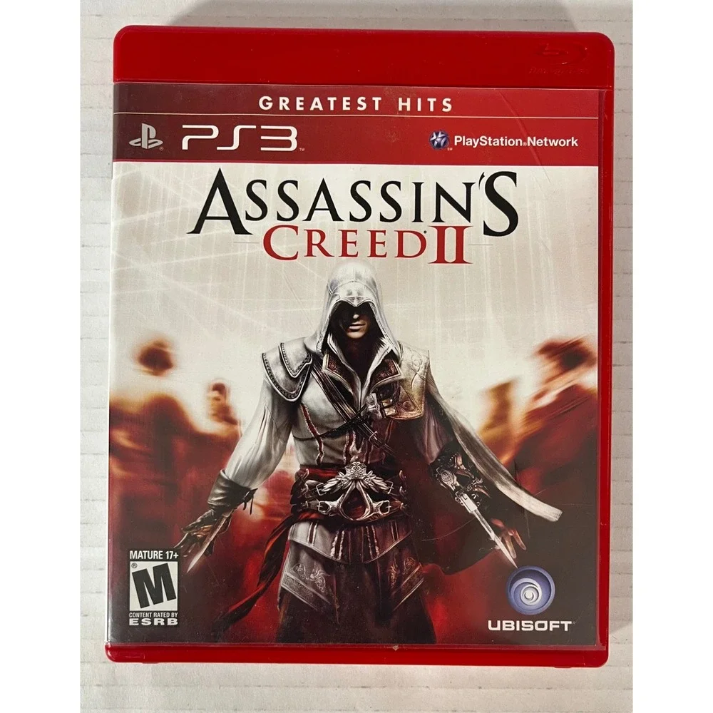 Ubisoft Assassin's Creed II‎ Video Game PS3 One Size Red Greatest Hits Edition