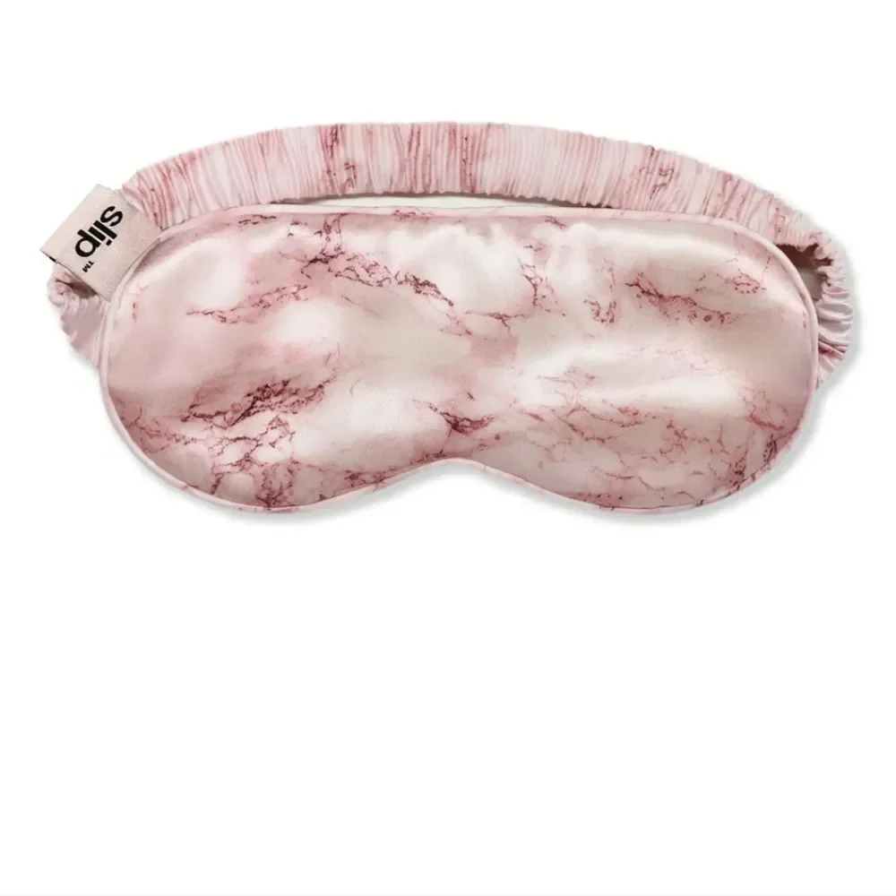 COPY - Slip Silk Sleep Mask, Pink Marble (One Size) - 100% Pure Mulberry 22 Mom…