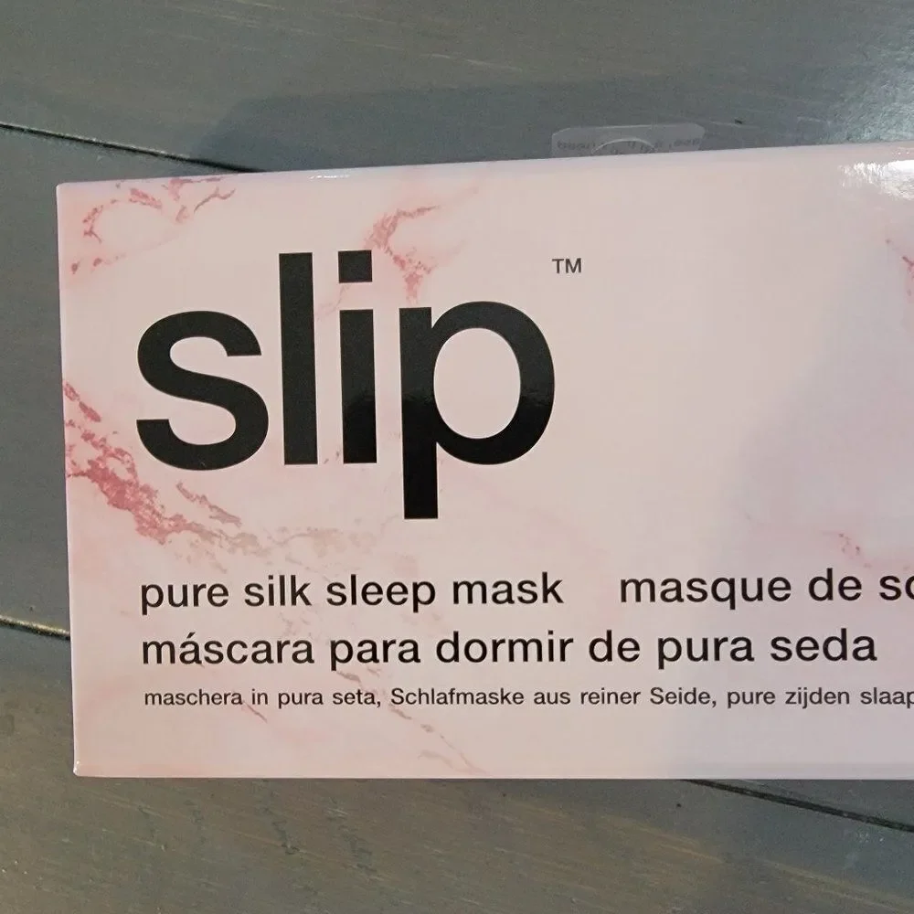 COPY - Slip Silk Sleep Mask, Pink Marble (One Size) - 100% Pure Mulberry 22 Mom…