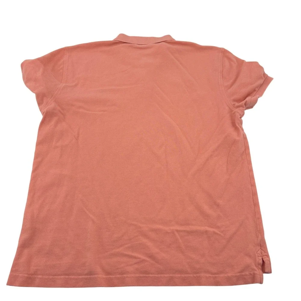 J. Crew Men's Coral Polo‎ Casual Short Sleeve Shirt Medium