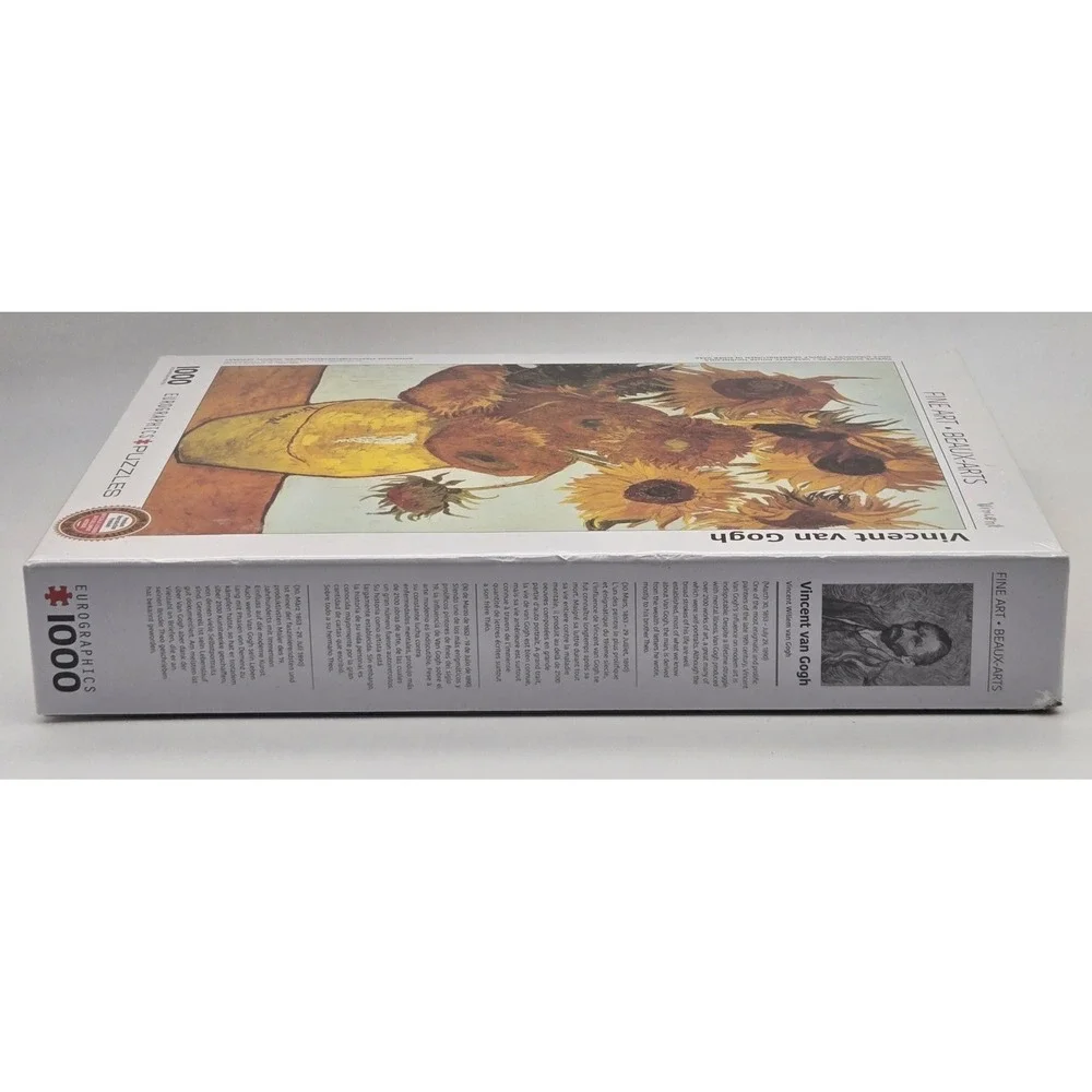 Eurographics Van Gogh Twelve Sunflowers‎ Detail 1000 Piece Jigsaw Puzzle Art New