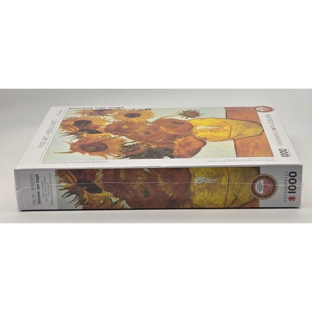 Eurographics Van Gogh Twelve Sunflowers‎ Detail 1000 Piece Jigsaw Puzzle Art New
