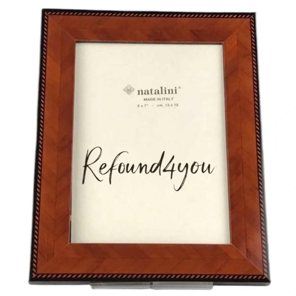 Natalini, Wood frame 5”x7”. NWT