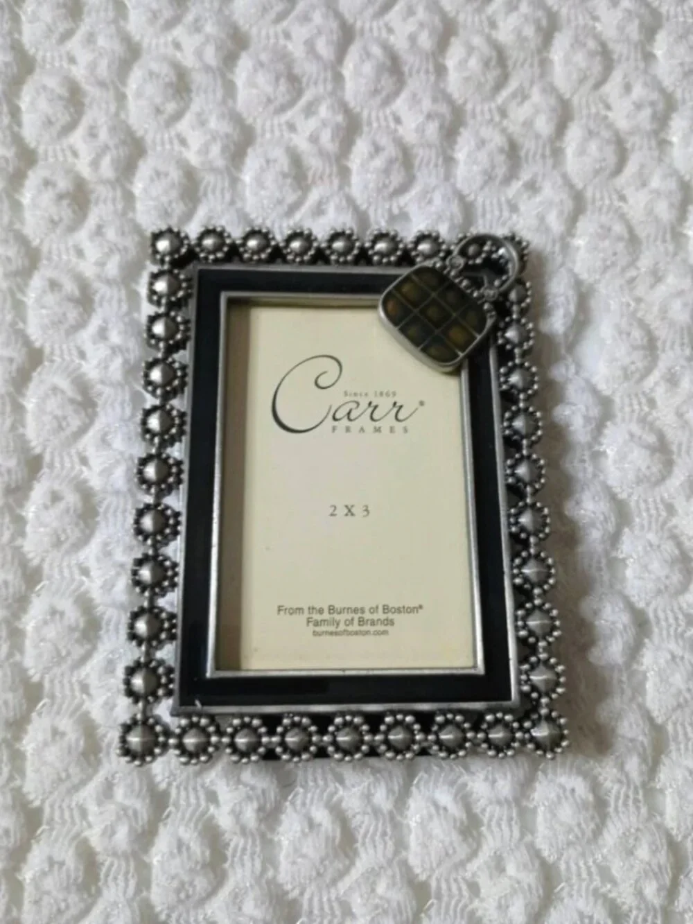 Carr Frames Photo Frame Pewter Finish 2x3
