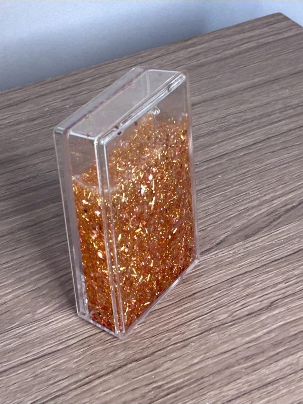 🐼 3/$25 GUC Gold Glitter Snow Globe Frame for Fuji Instax Prints