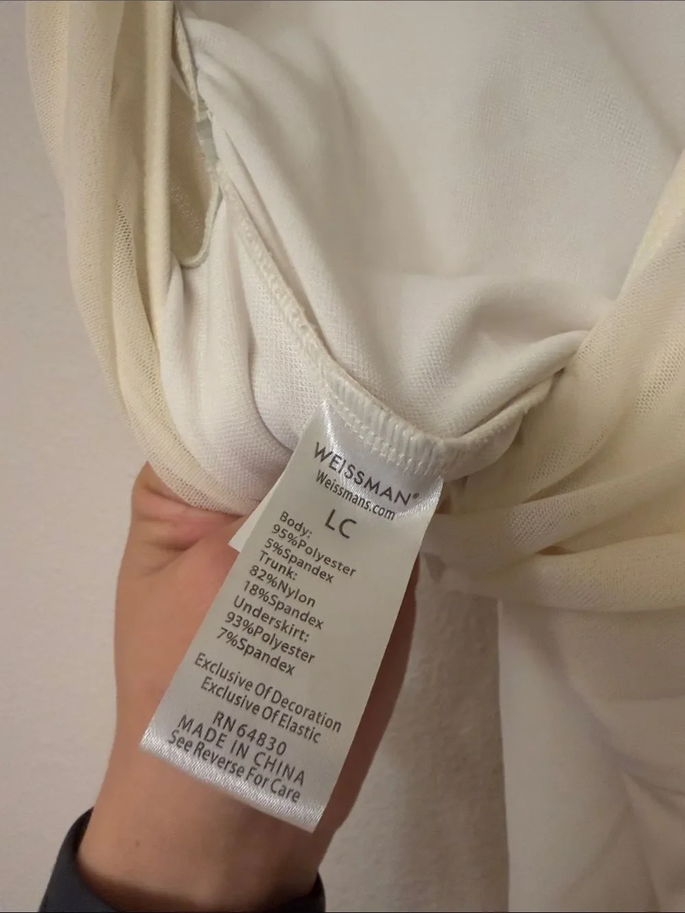 Weissman dance costume dress