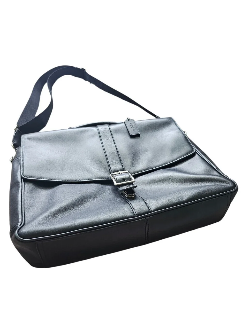 Coach sleek black