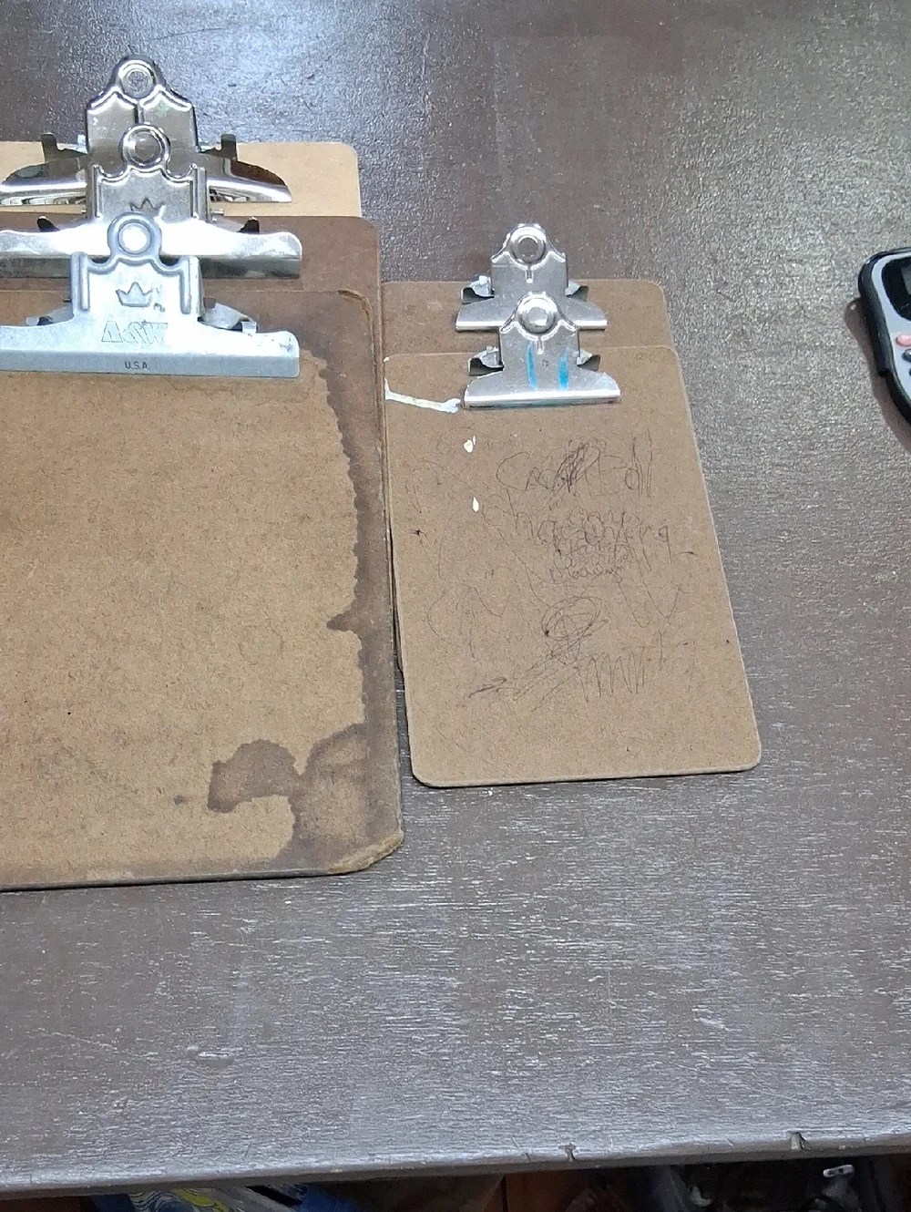Saunders recycled hardboard clipboards with high-arch clips-(8)‎