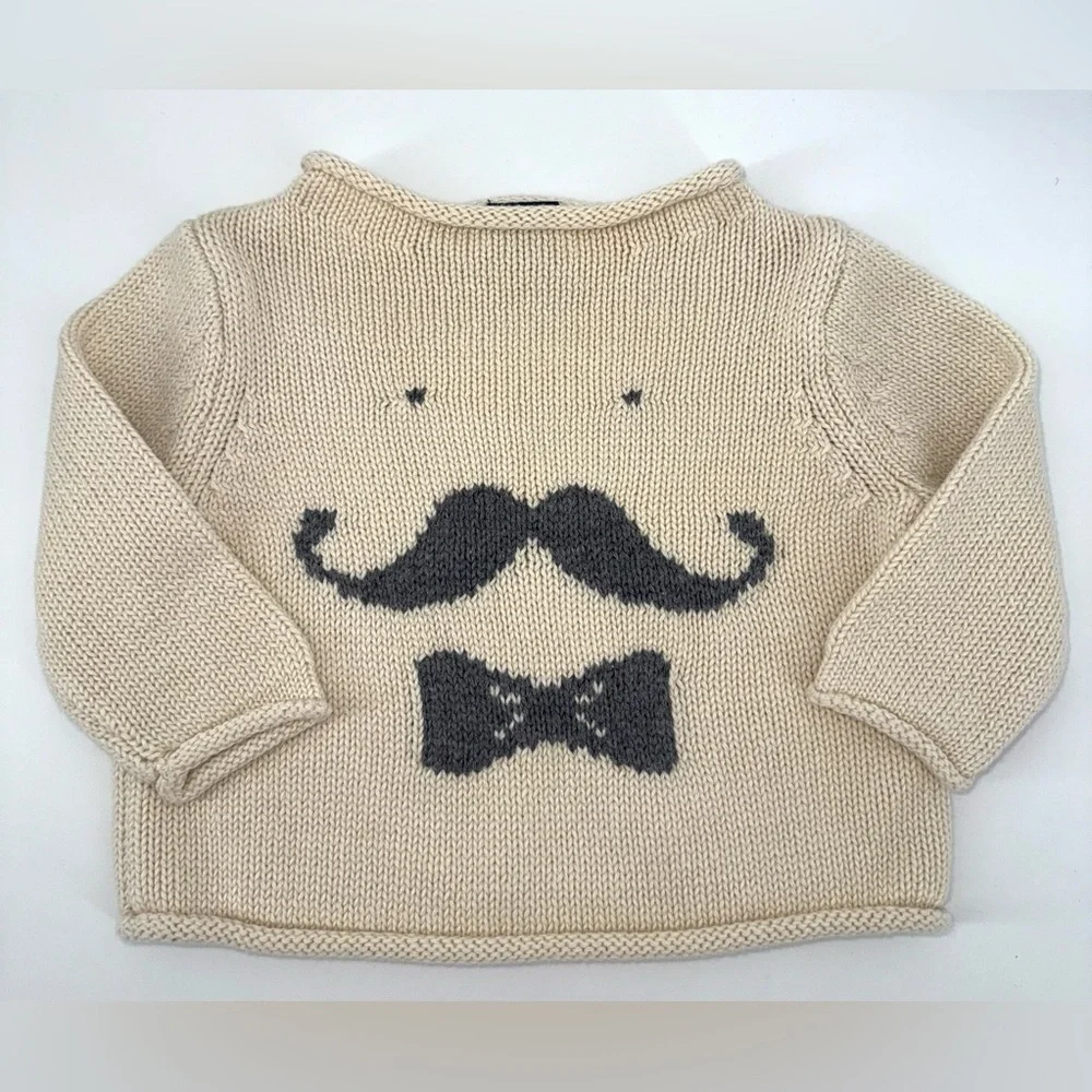 Baby Gap Boy's Mustache Sweater