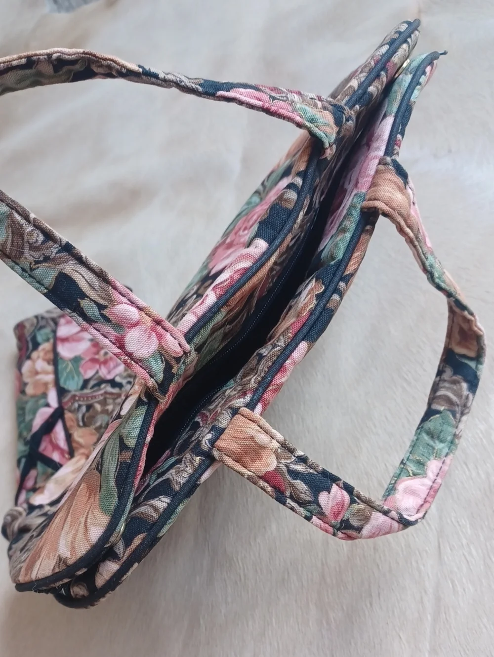 Vintage Oscar de la Renta Travel Cosmetic Bag & Jewelry Holder