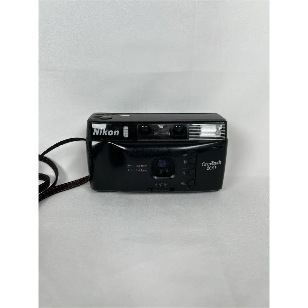 Nikon One Touch 200 35mm Film Camera 5 Zone Black