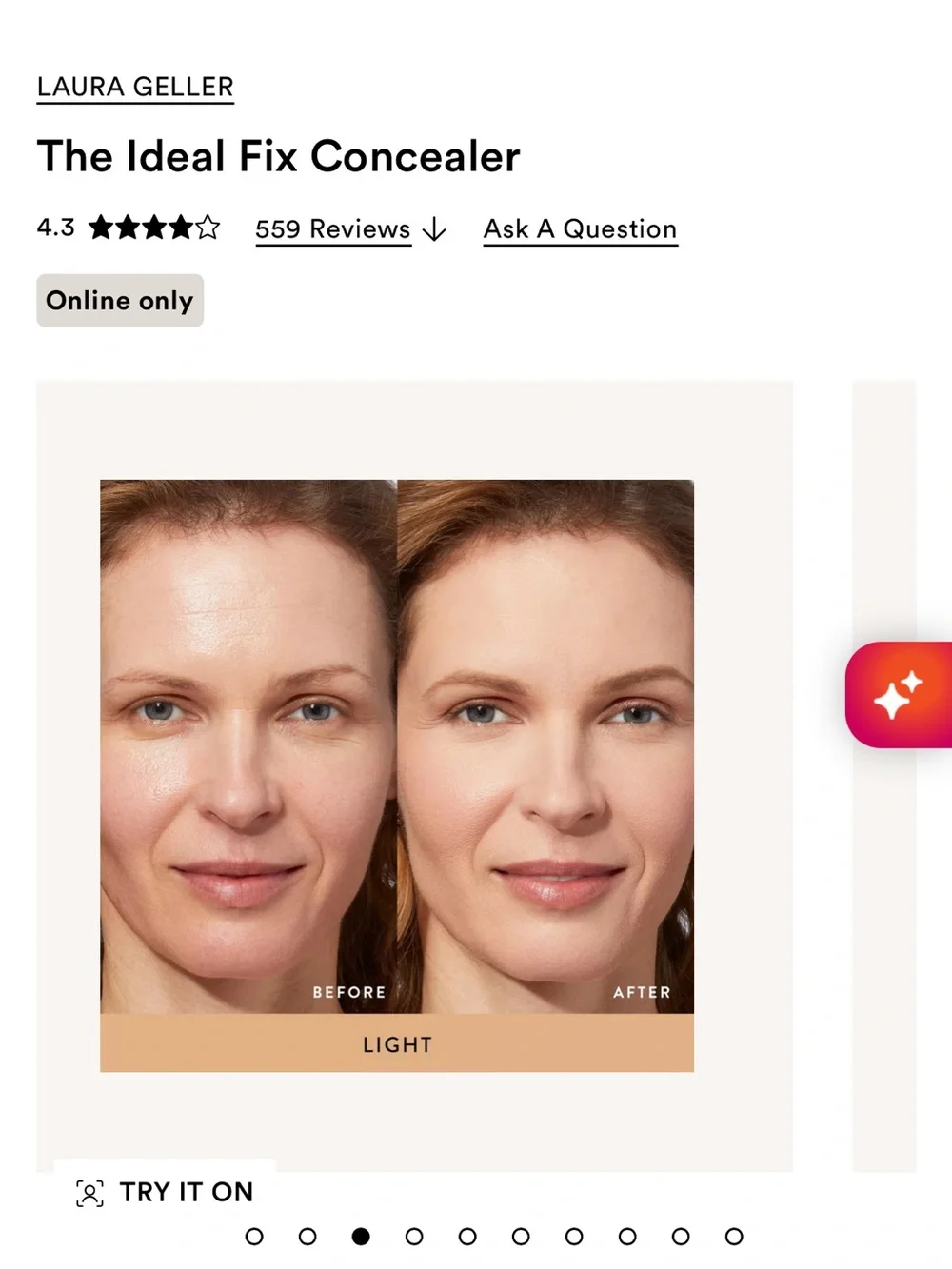 Laura Geller buildable coverage