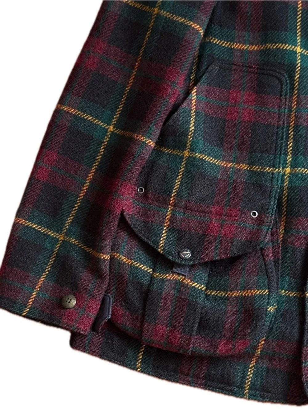 Polo Ralph Lauren Tartan Plaid Brushed Wool Alpaca Twill Sporting Jacket
