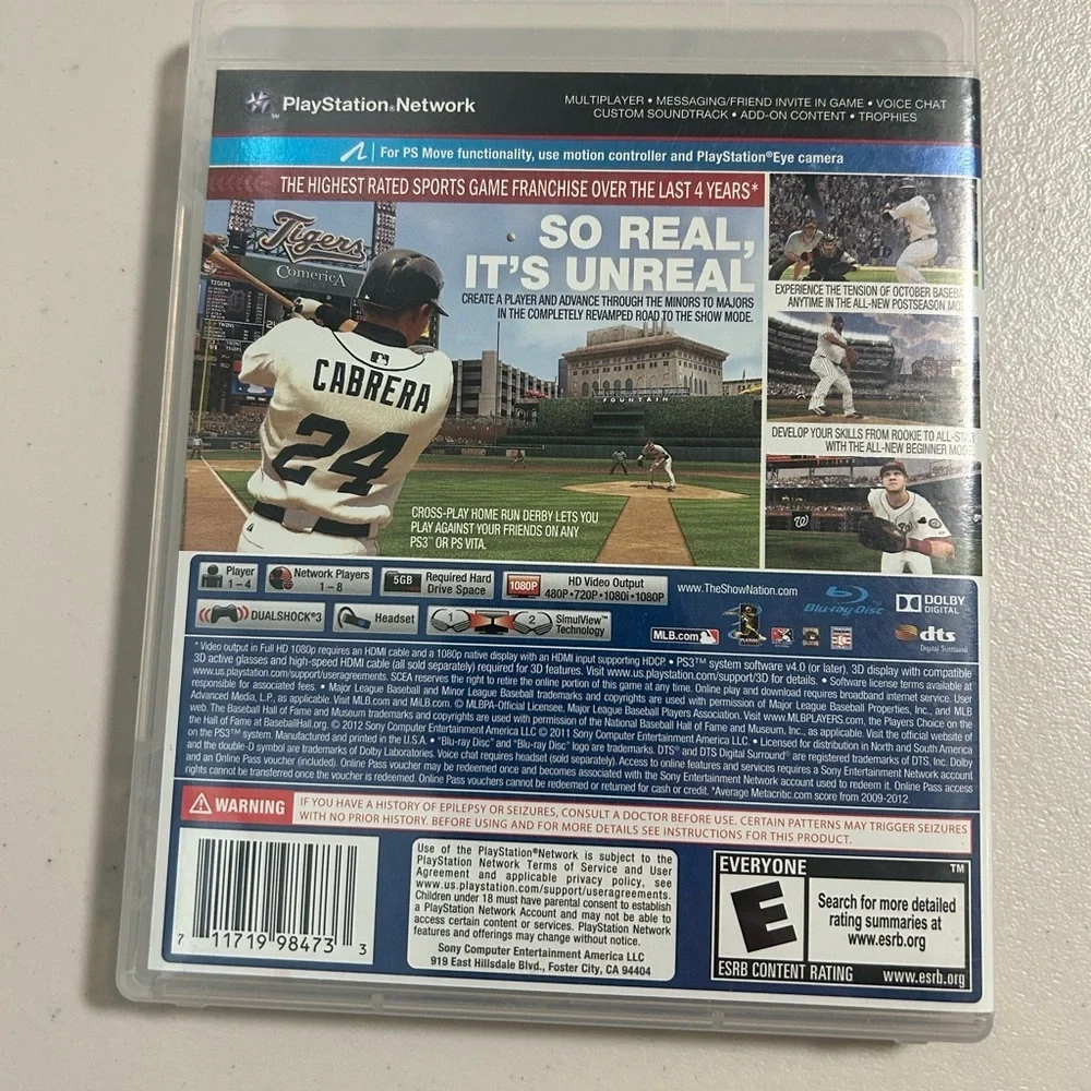 Sony ps3 mlb