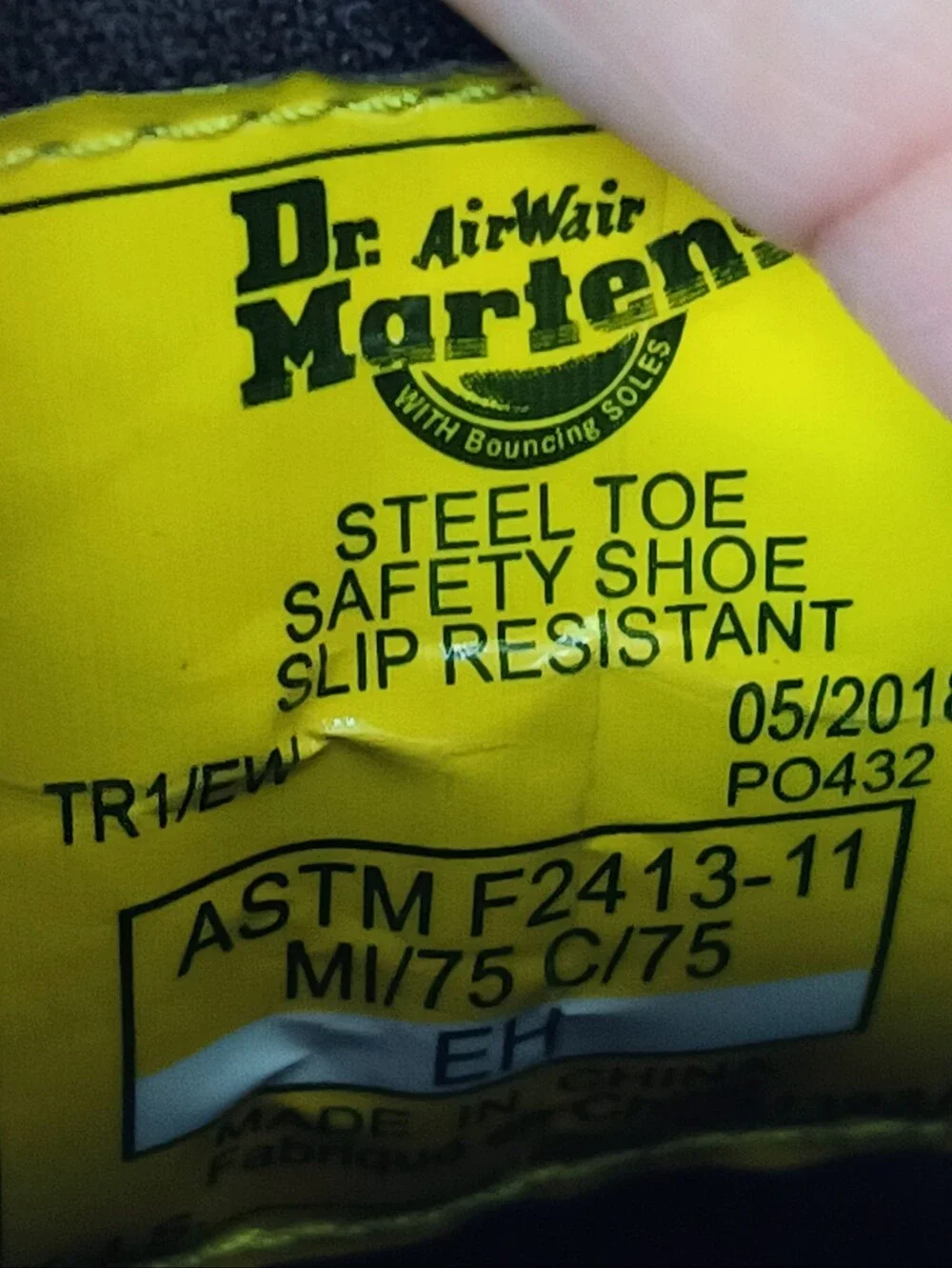 Like New Dr.Martens Rivet Steel Toe Chelsea Lug Sole Pull-On Work Boots