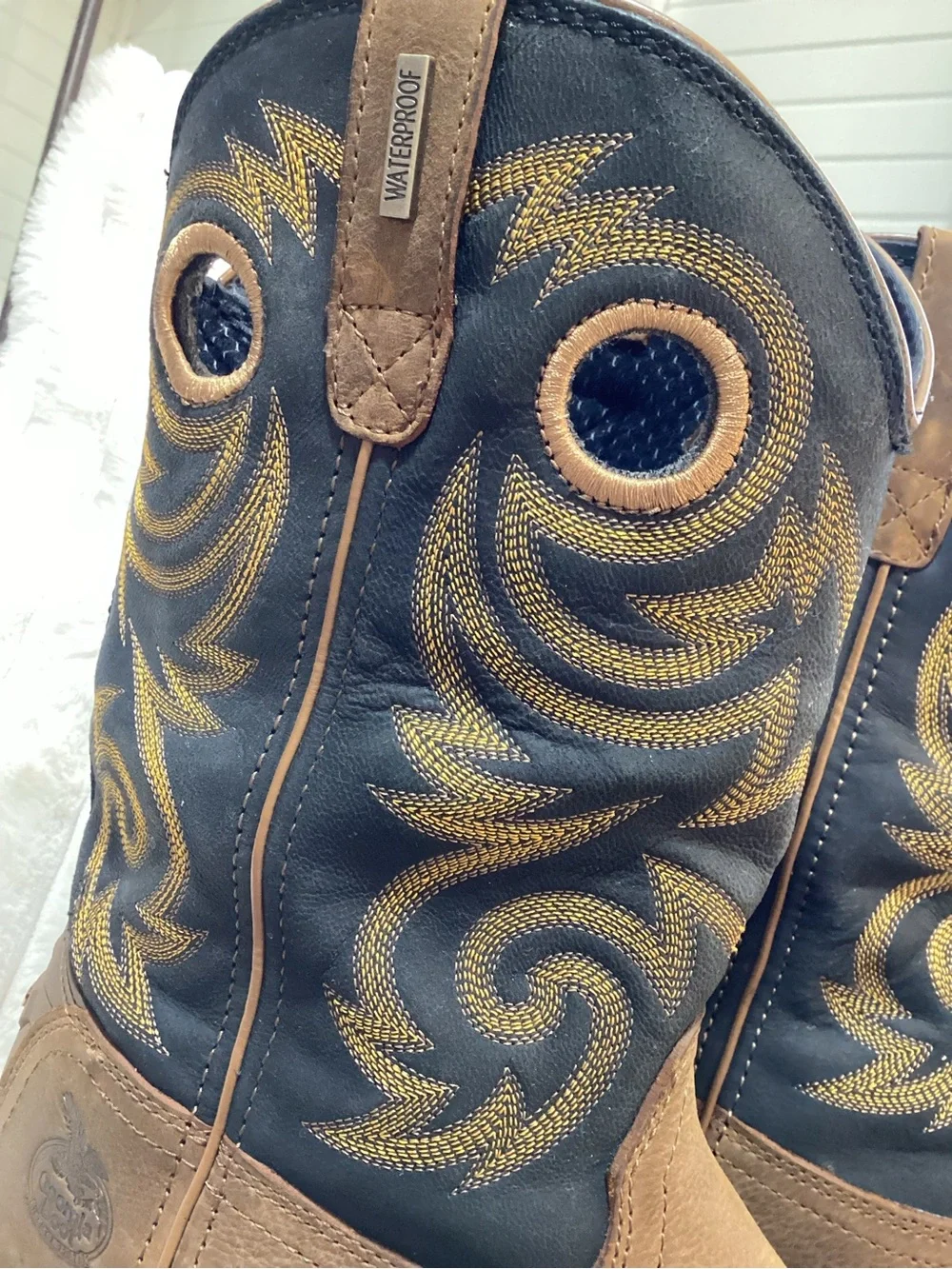 Georgia Boot Black & Brown Carbo-Tec Men’s Boots