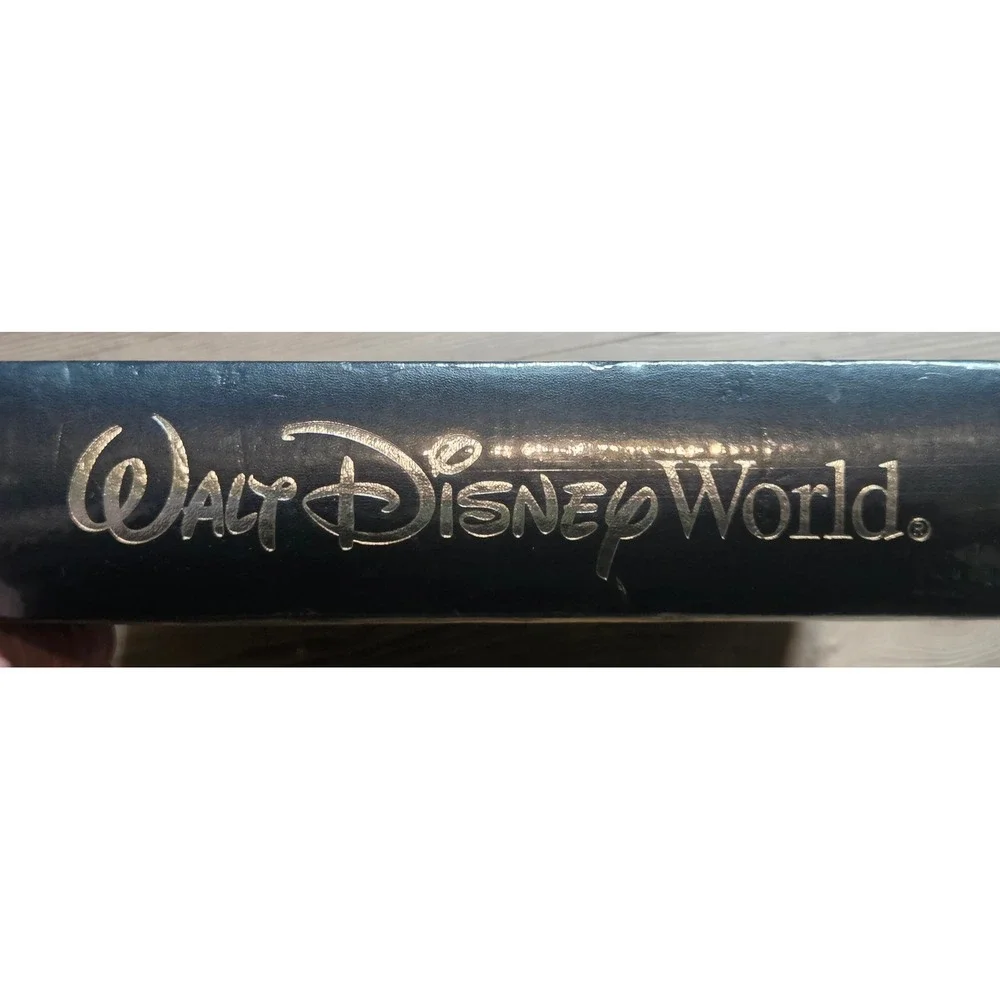 Walt Disney World Memories Photo Album Blue Cinderella Castle Pewter Sealed Flaw