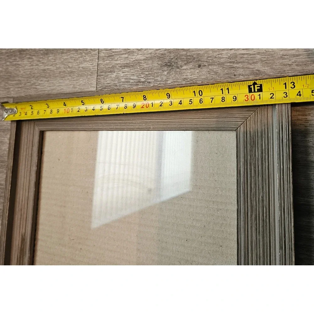 Faux‎ Wooden Photo Frame Free standing 11x13 Glass picture insert
