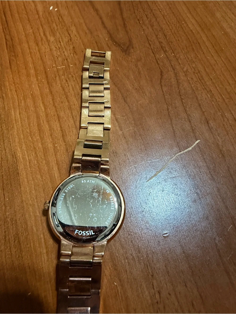 Fossil bezel bracelet watch