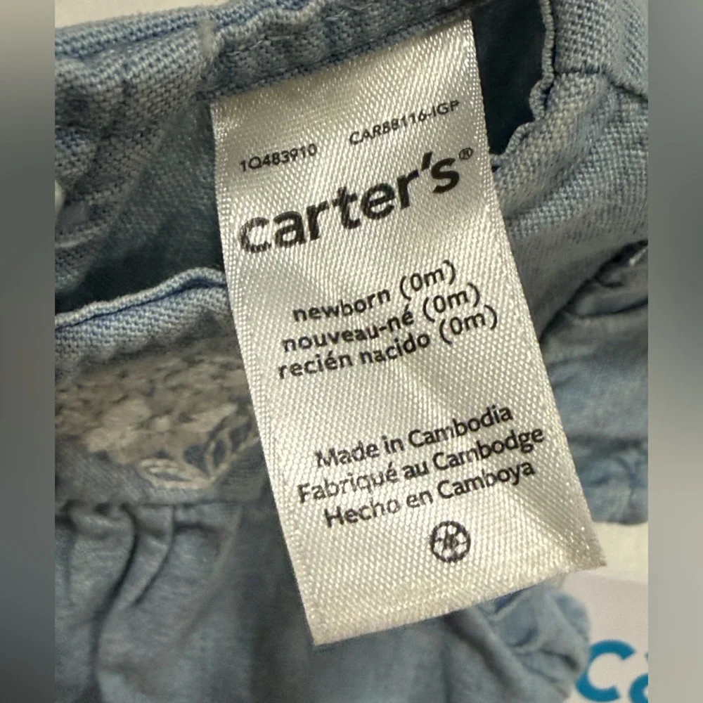 Carters adorable chambray