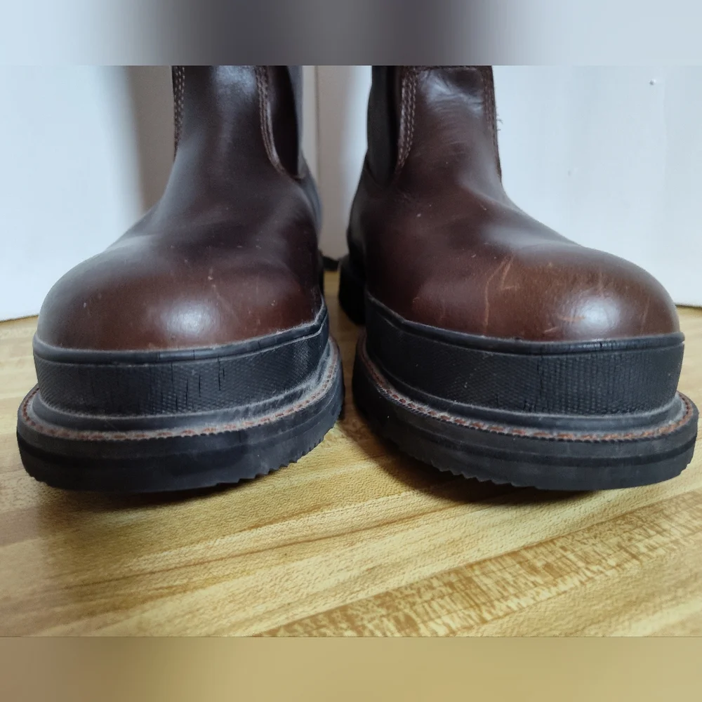 Ace Work Boots Waterproof Leather Men Sz 12 Women 13.5  New Without Box