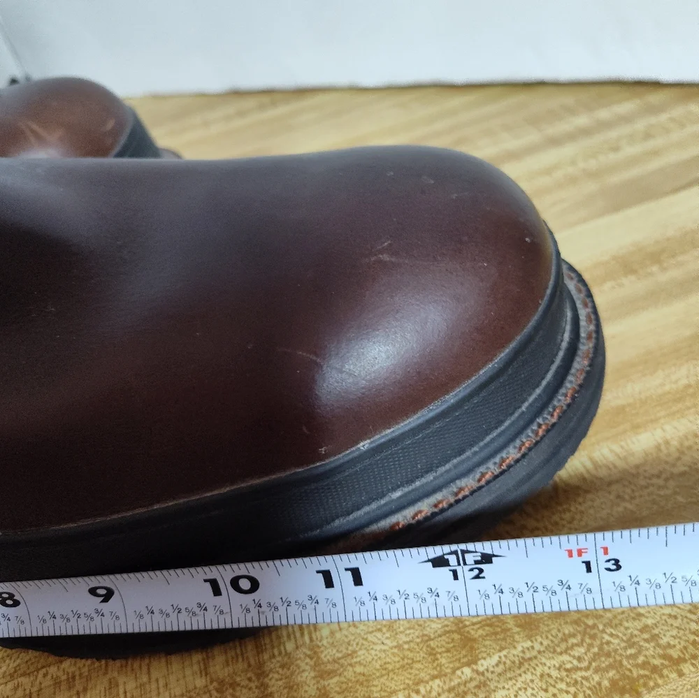 Ace Work Boots Waterproof Leather Men Sz 12 Women 13.5  New Without Box